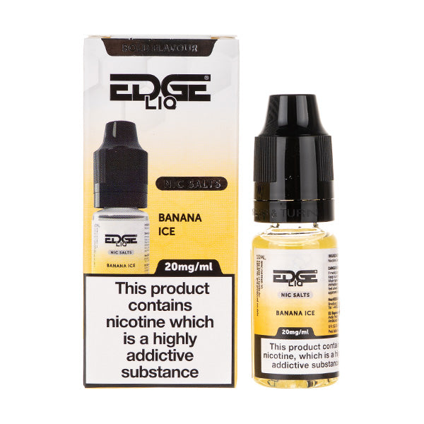 Edge LIQ Banana Ice 10ml Nic Salt E-Liquid