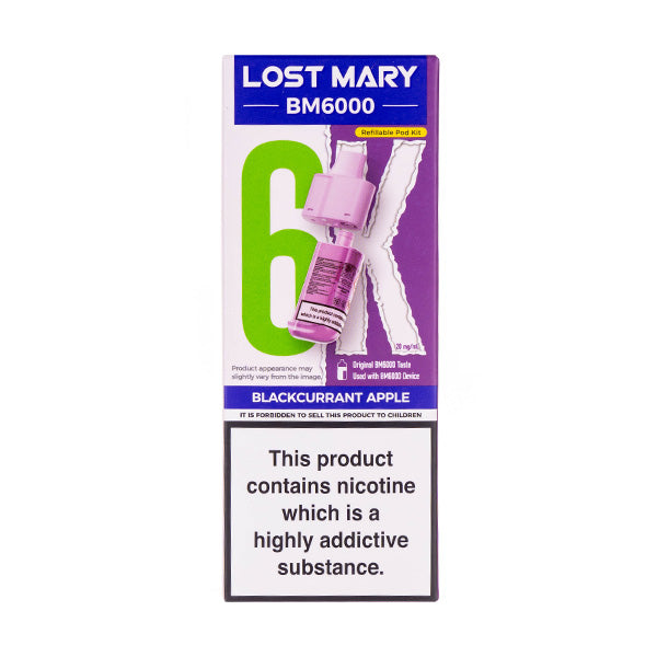Blackcurrant Apple BM6000 Pods