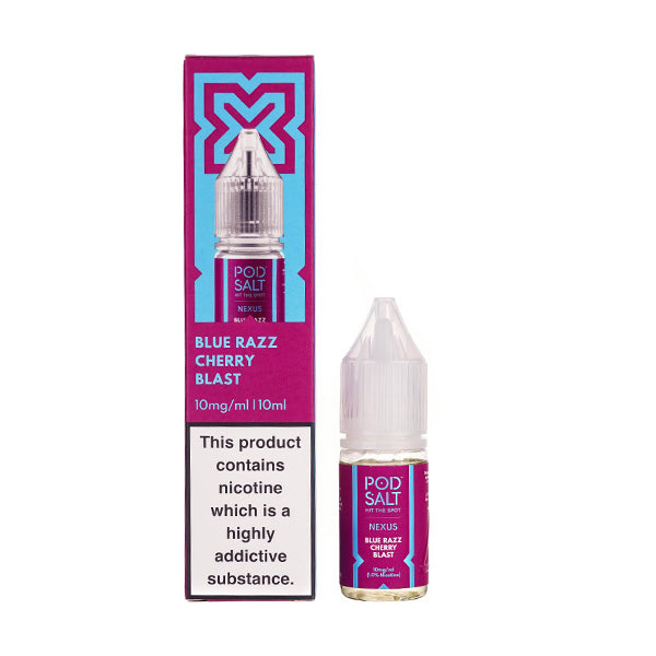 Nexus Blue Razz Cherry Blast 10ml Nic Salt E-Liquid
