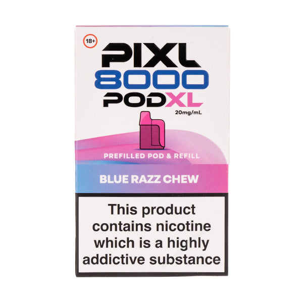 Blue Razz Chew 8000 Pods