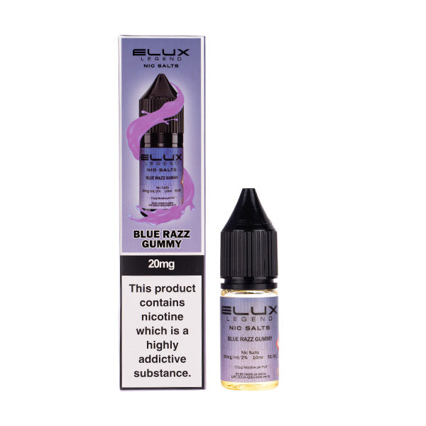 Blue Razz Gummy Legend 10ml Nic Salt E-Liquid
