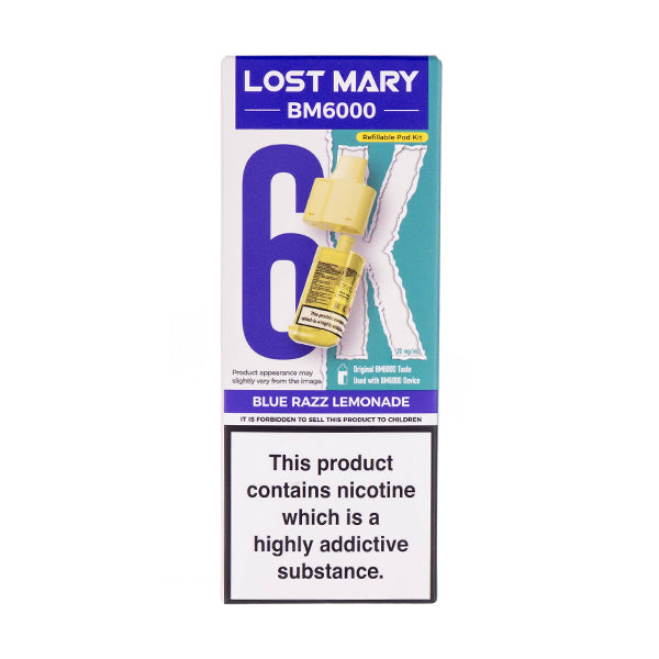 Blue Razz Lemonade BM6000 Pods