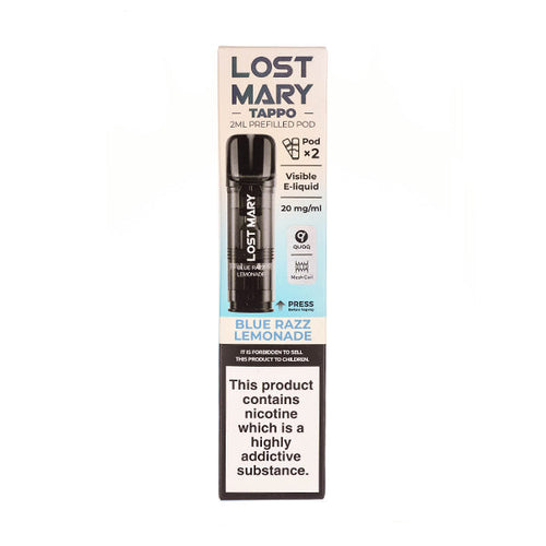 Blue Razz Lemonade Lost Mary Tappo Pods