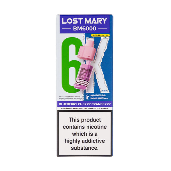 Blueberry Cherry Cranberry BM6000 Pods