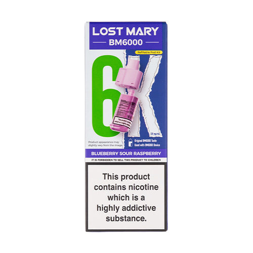 Blueberry Sour Raspberry BM6000 Pods