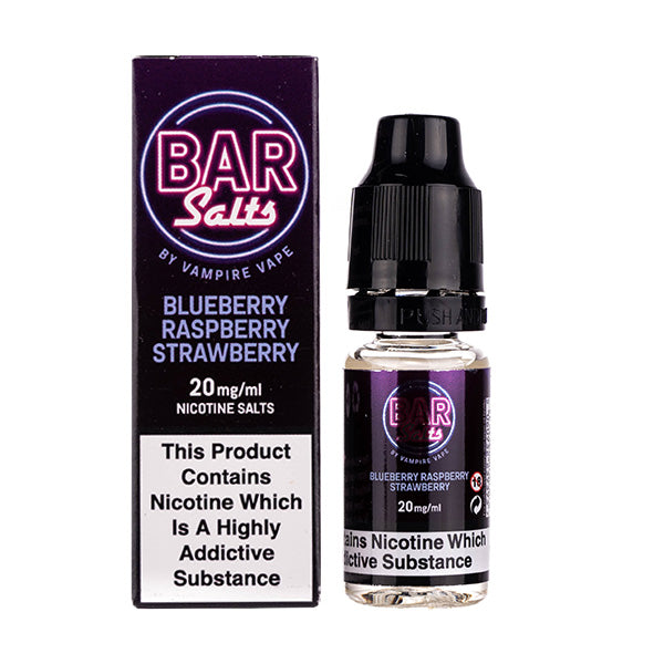 Blueberry Raspberry Strawberry Bar Salts Nic Salt 10ml E-liquid