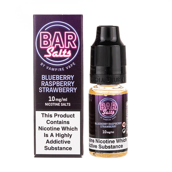Blueberry Raspberry Strawberry Bar Salts Nic Salt 10ml E-liquid