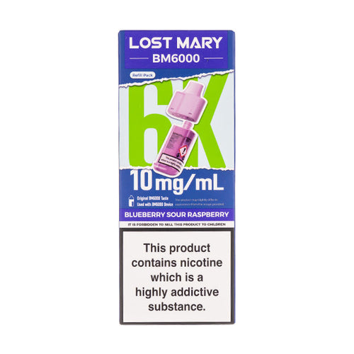Blueberry Sour Raspberry BM6000 Pods