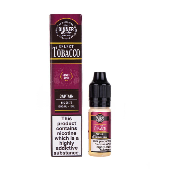 Captain Select Tobacco 10ml Nic Salt E-Liquid