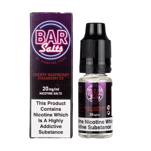 Cherry Raspberry Strawberry Ice Bar Salts Nic Salt 10ml E-liquid