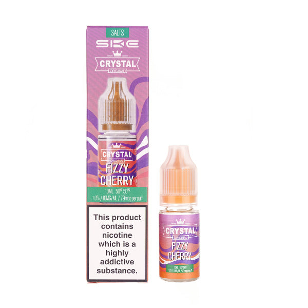 Crystal Fizzy Cherry 10ml Nic Salt E-Liquid