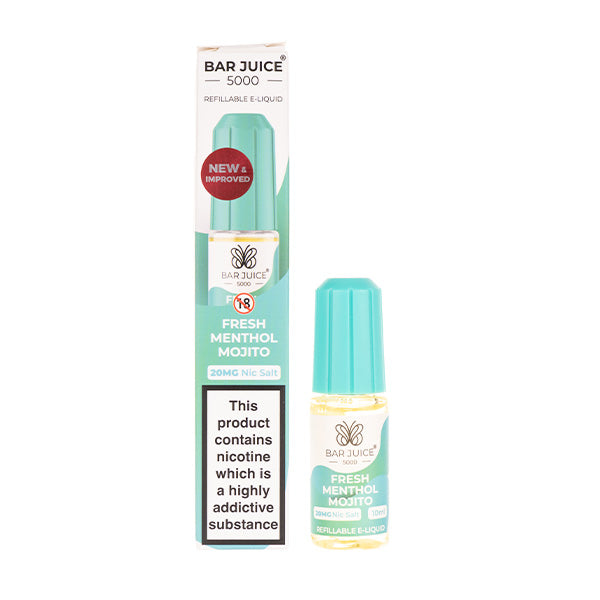 Fresh Menthol Mojito Bar Salts 10ml Nic Salt E-Liquid