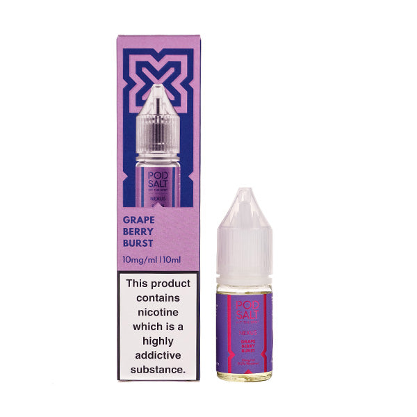 Nexus Grape Berry Burst 10ml Nic Salt E-Liquid