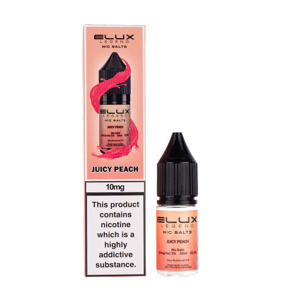 Juicy Peach Legend 10ml Nic Salt E-Liquid