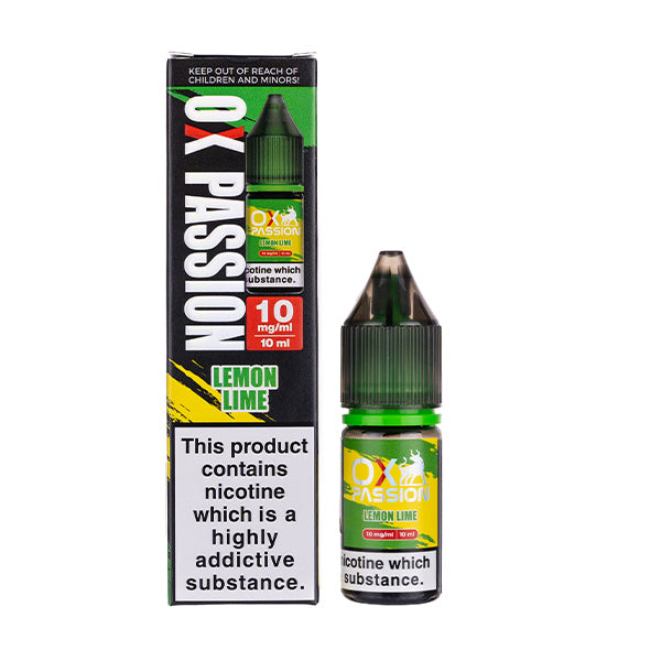 Lemon Lime OX Passion 10ml Nic Salt E-Liquid
