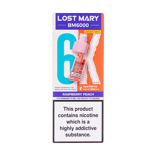 Raspberry Peach BM6000 Pods