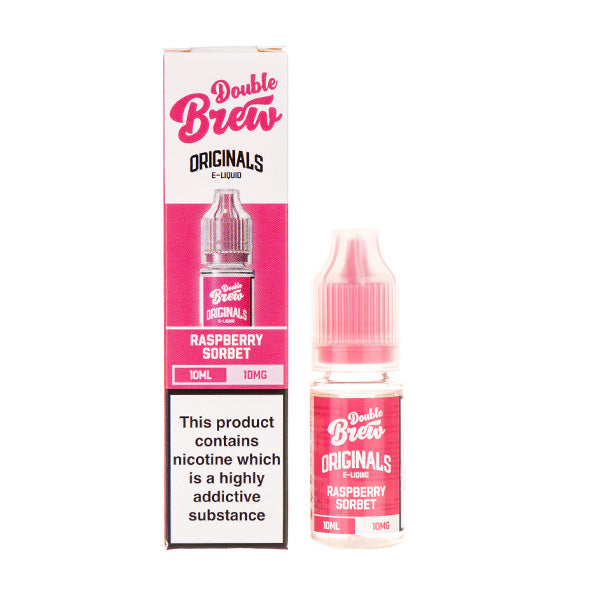 Raspberry Sorbet Double Brew 10ml Nic Salt E-Liquid
