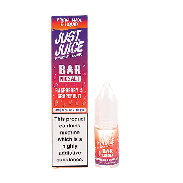 Raspberry & Grapefruit Bar Salts Nic Salt 10ml E-liquid