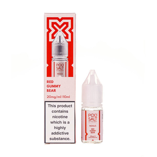 Nexus Red Gummy Bear 10ml Nic Salt E-liquid