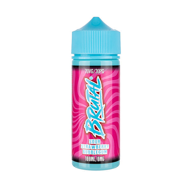 Brutal Sour Strawberry Bubblegum 10ml Nic Salt E-Liquid