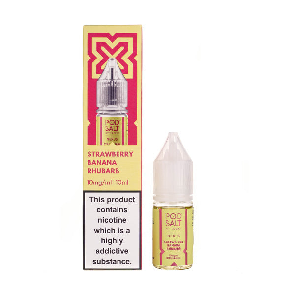 Nexus Strawberry Banana Rhubarb 10ml Nic Salt E-Liquid