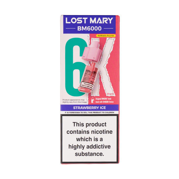 Strawberry Ice BM6000 Pods