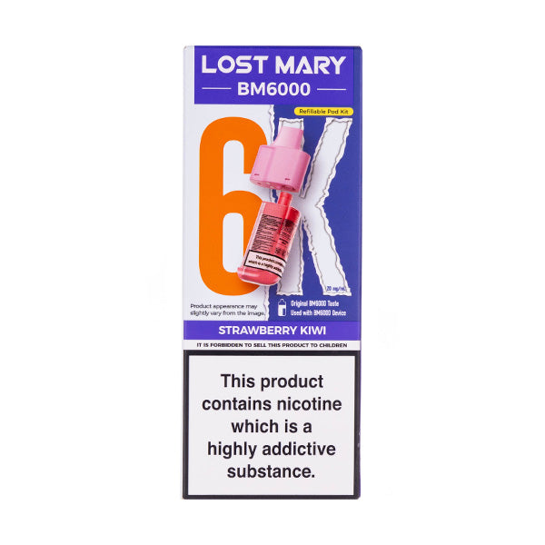 Strawberry Kiwi BM6000 Pods
