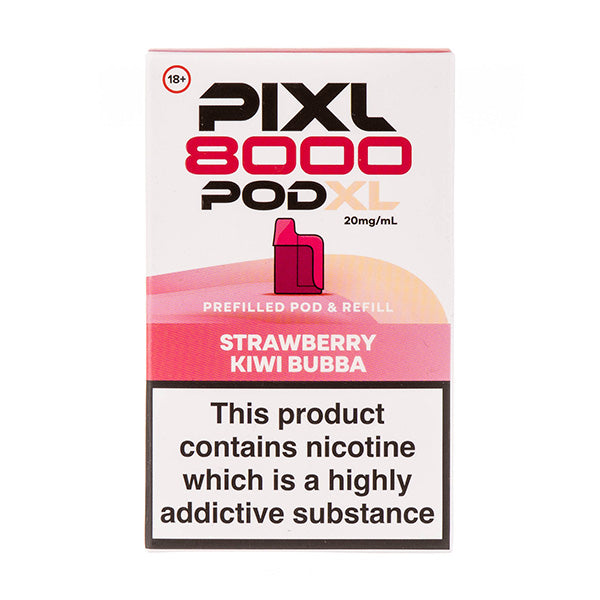Strawberry Kiwi Bubba 8000 Pods