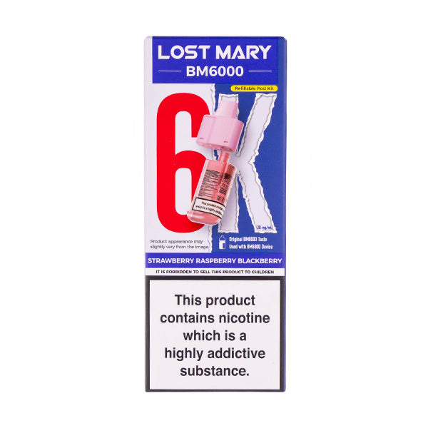 Strawberry Raspberry Blackberry BM6000 Pods