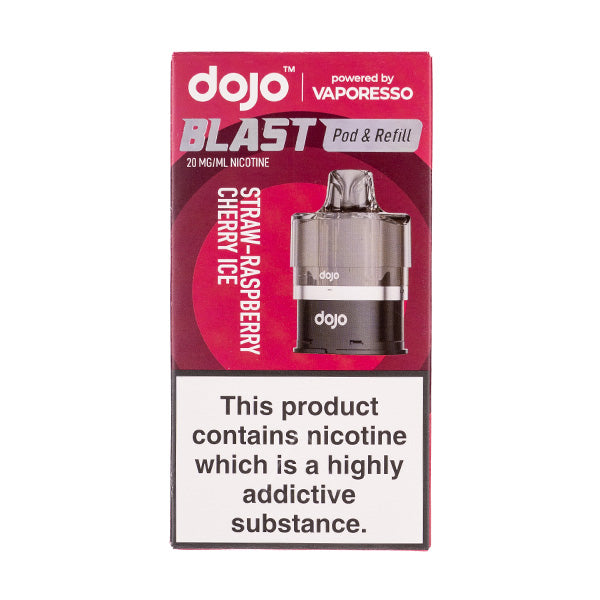 Strawberry Raspberry Cherry Ice Dojo Blast 10K Pods