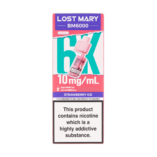 Strawberry Ice BM6000 Pods