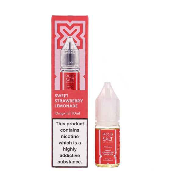 Nexus Sweet Strawberry Lemonade 10ml Nic Salt E-Liquid