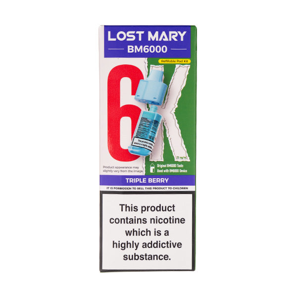 Triple Berry BM6000 Pods
