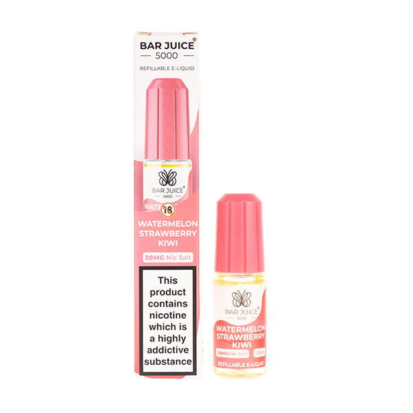 Watermelon Strawberry Kiwi Bar Salts 10ml Nic Salt E-Liquid