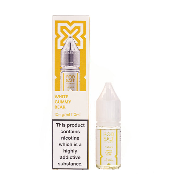 Nexus White Gummy Bear 10ml Nic Salt E-Liquid